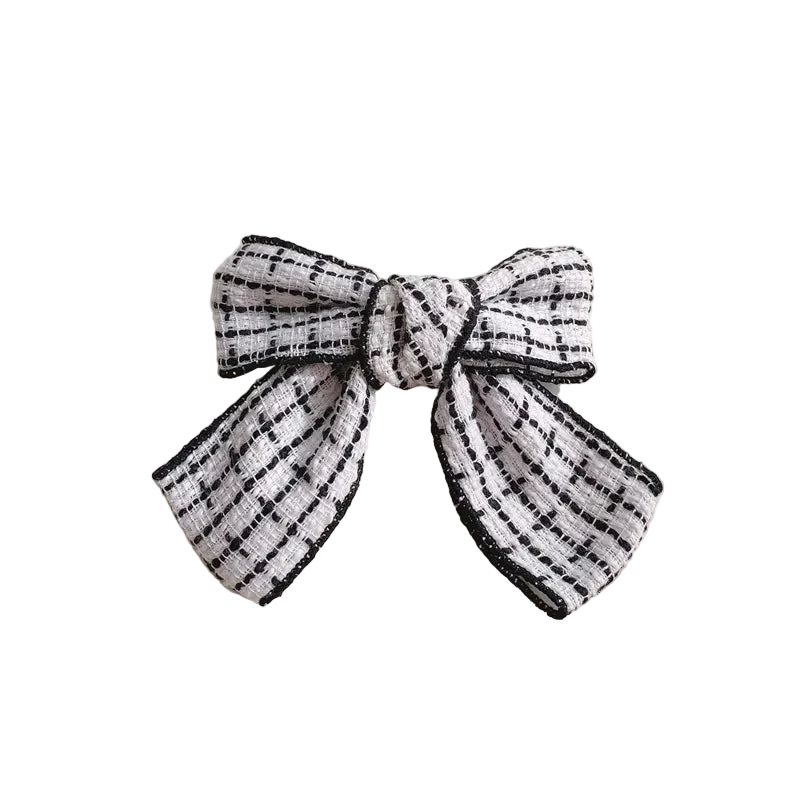 Bebe Checkered Bow