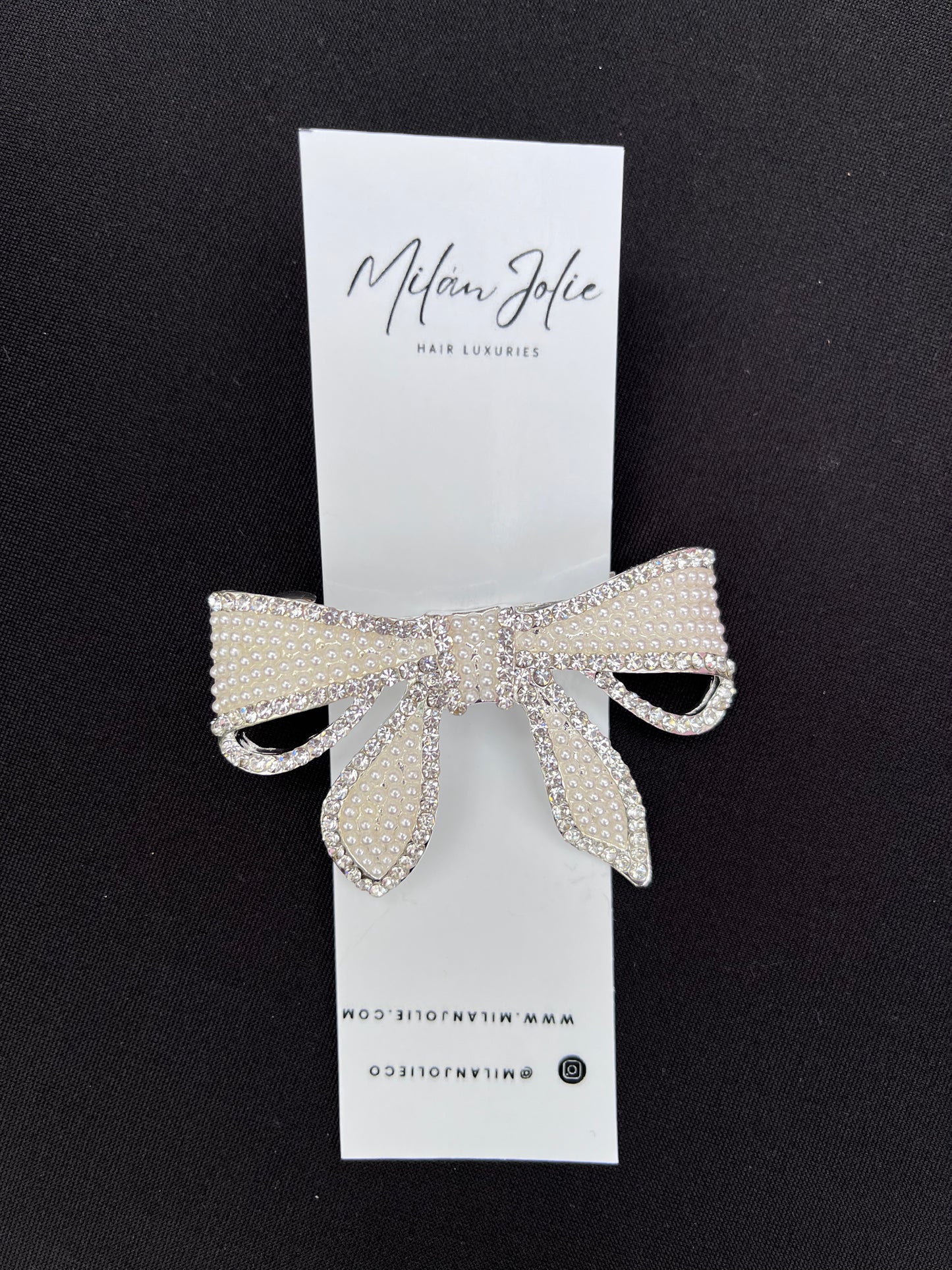 Silver Sparkle Bows
