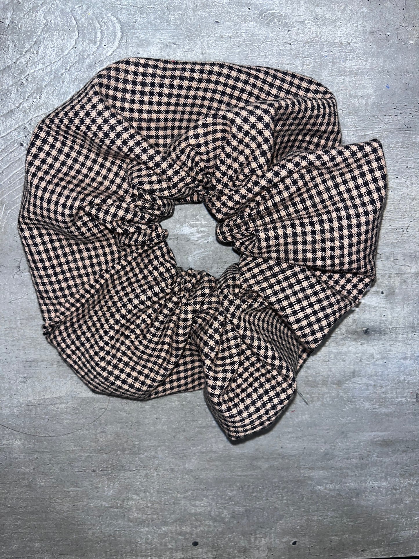Jumbo Gingham Scrunchie