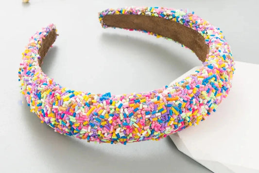 Sprinkle Cake Headband