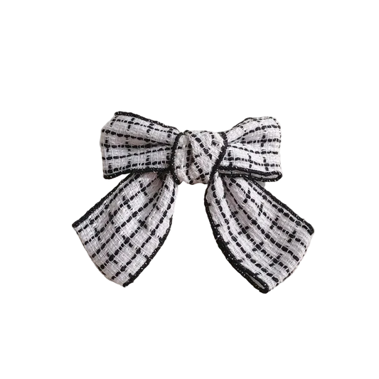 Bebe Checkered Bow