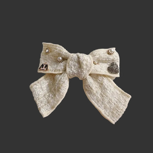 White Coco Bow