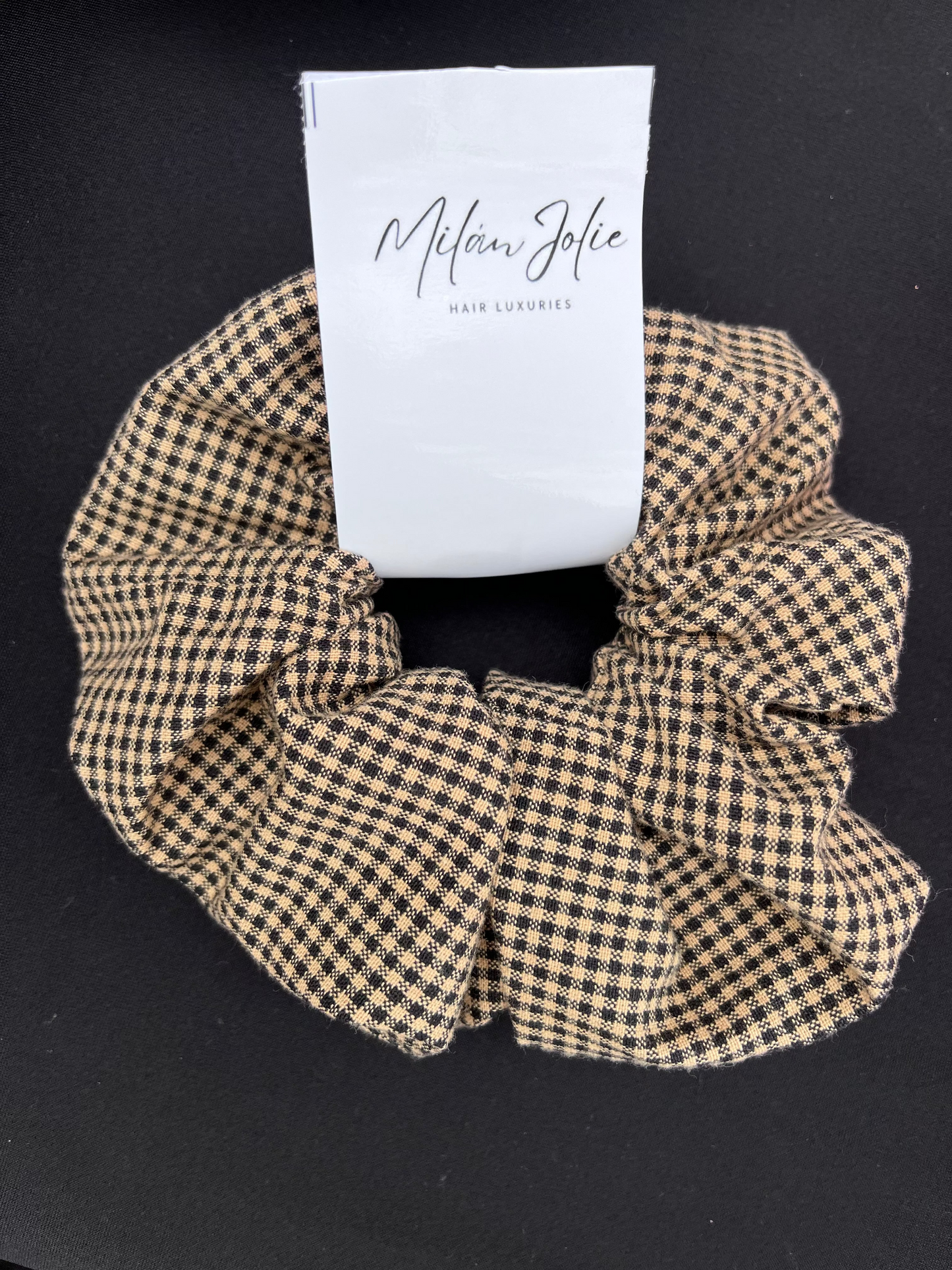 Scrunchie x Milan Mini Gingham