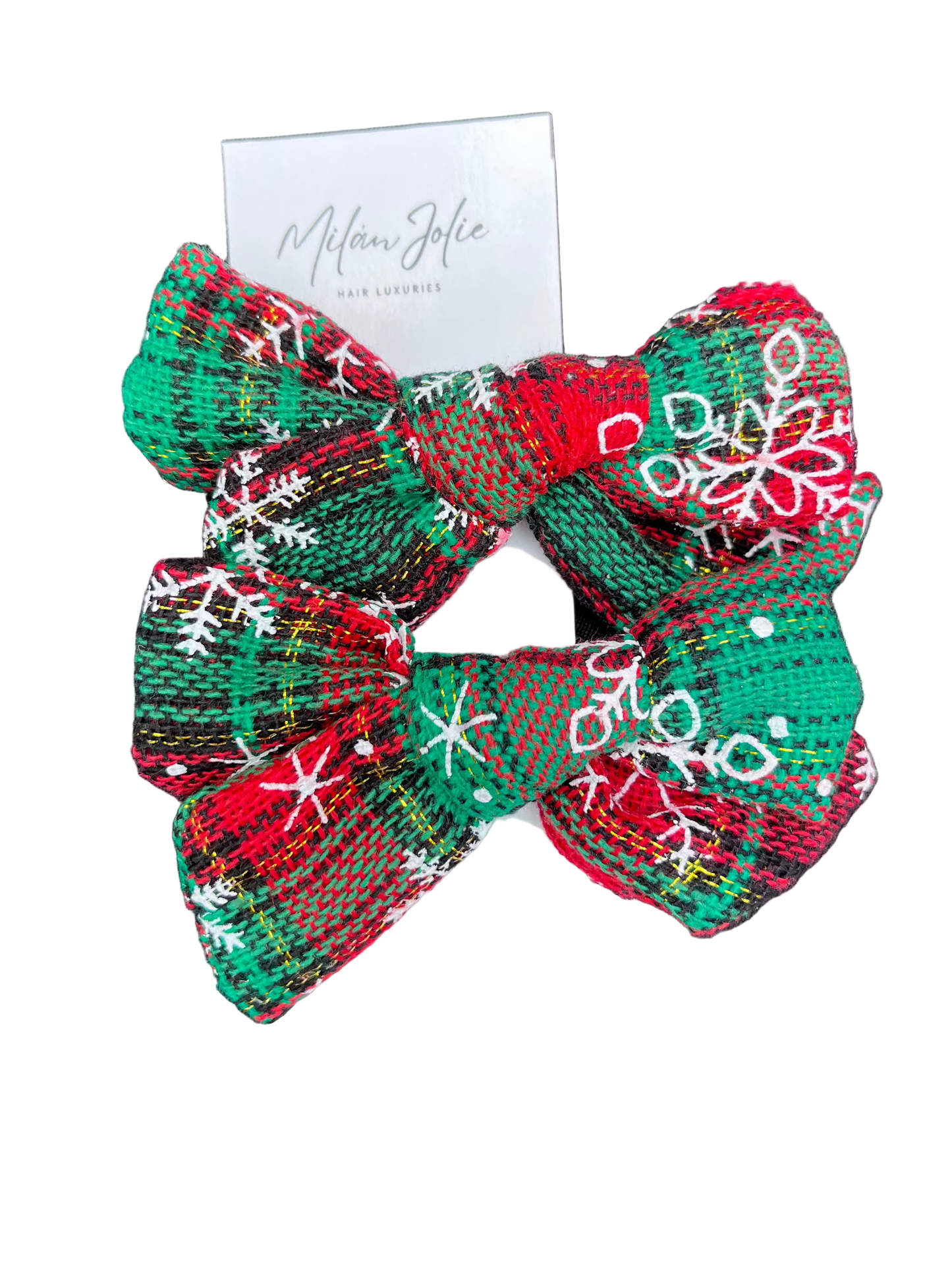 X-Mas Tweed Bows
